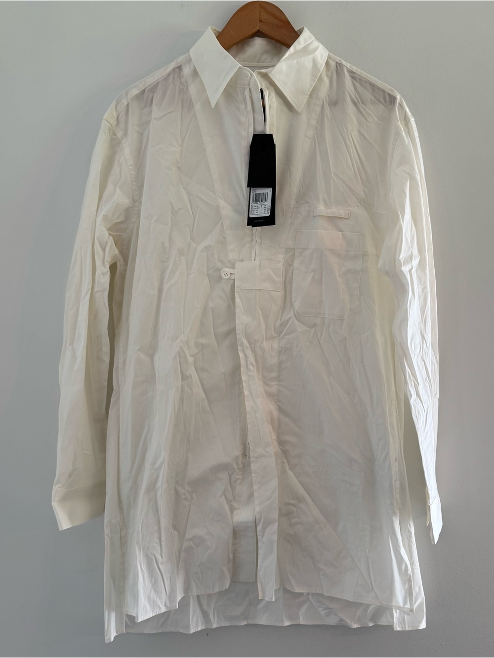Adidas Y-3 Yohji Yamamoto Long Sleeve White T-Shirt JE3423 Size XS brand New